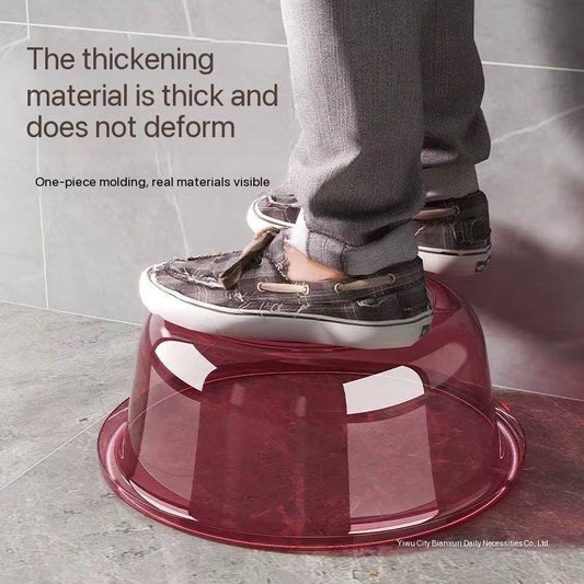 Transparent rubber basin