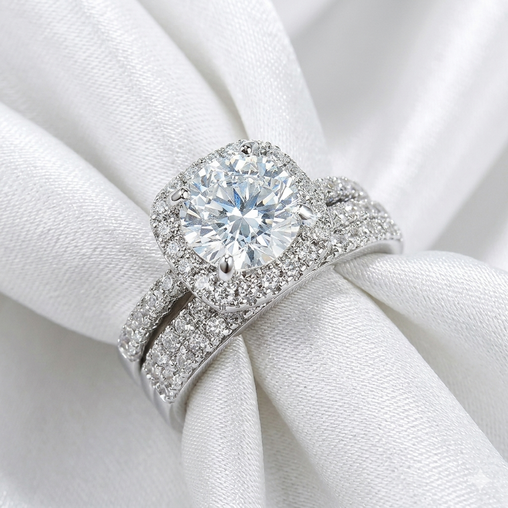 Weiya Four claw Korean 1 carat Engagement ring | Size 8
