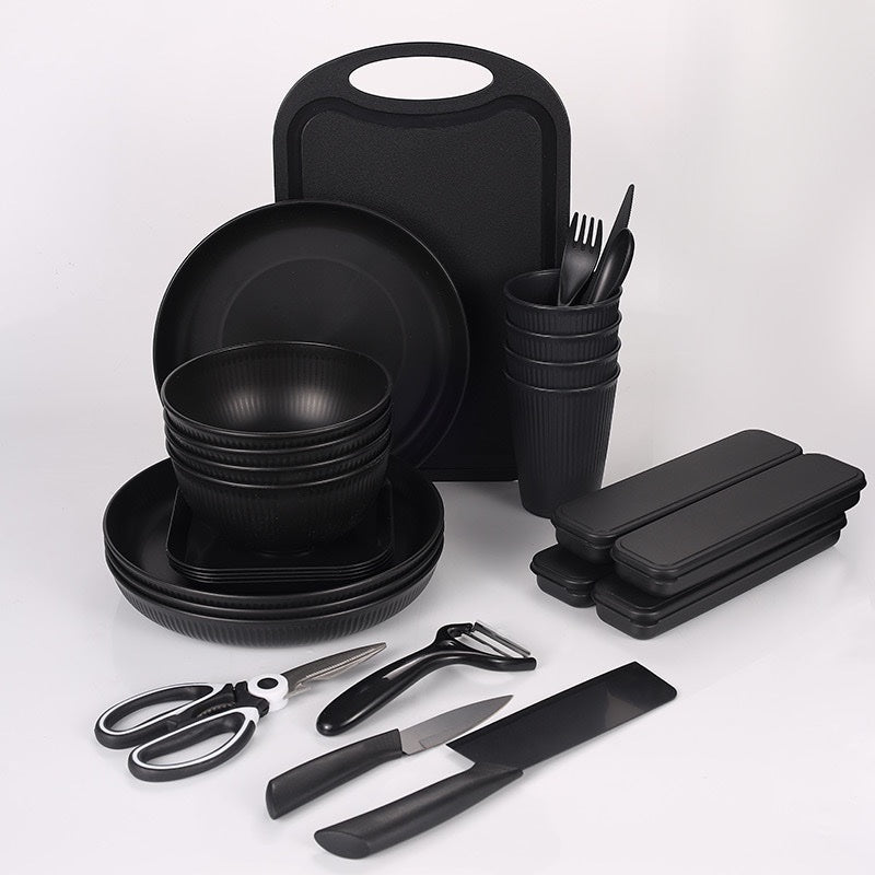37PCS/SET Unbreakable Plate set