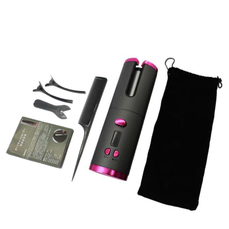 wireless hair curling iron rechargeable hair styling tool + Free gift
