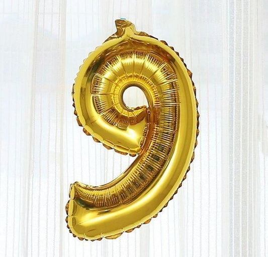 Nine foil balloon 16"