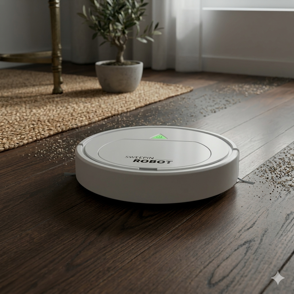 SMART RECHARGEABLE 3-IN-1 SWEEPING ROBOT VACUUM CLEANER