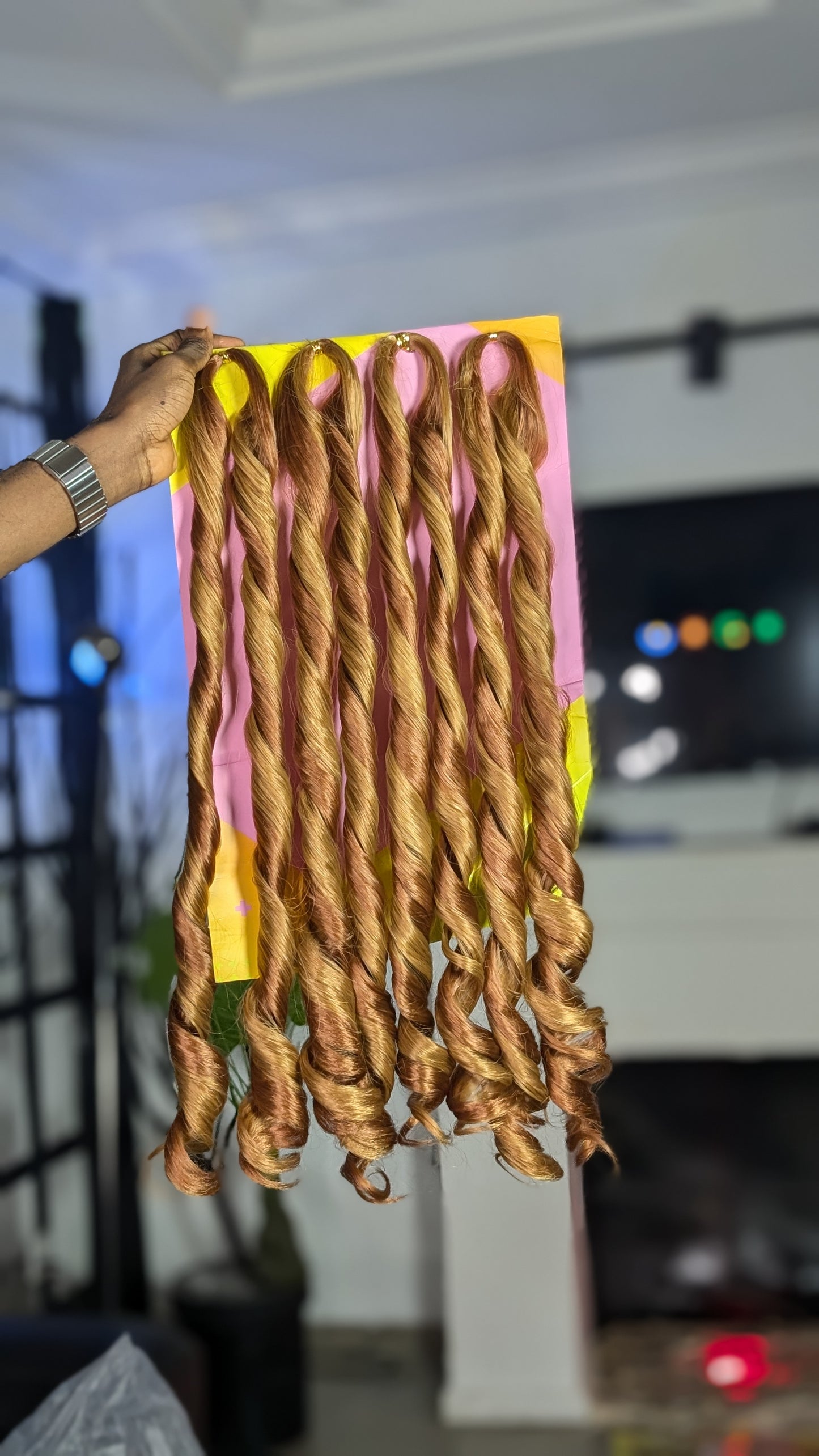 French curl human hair texture Loose wave Extension p30/27