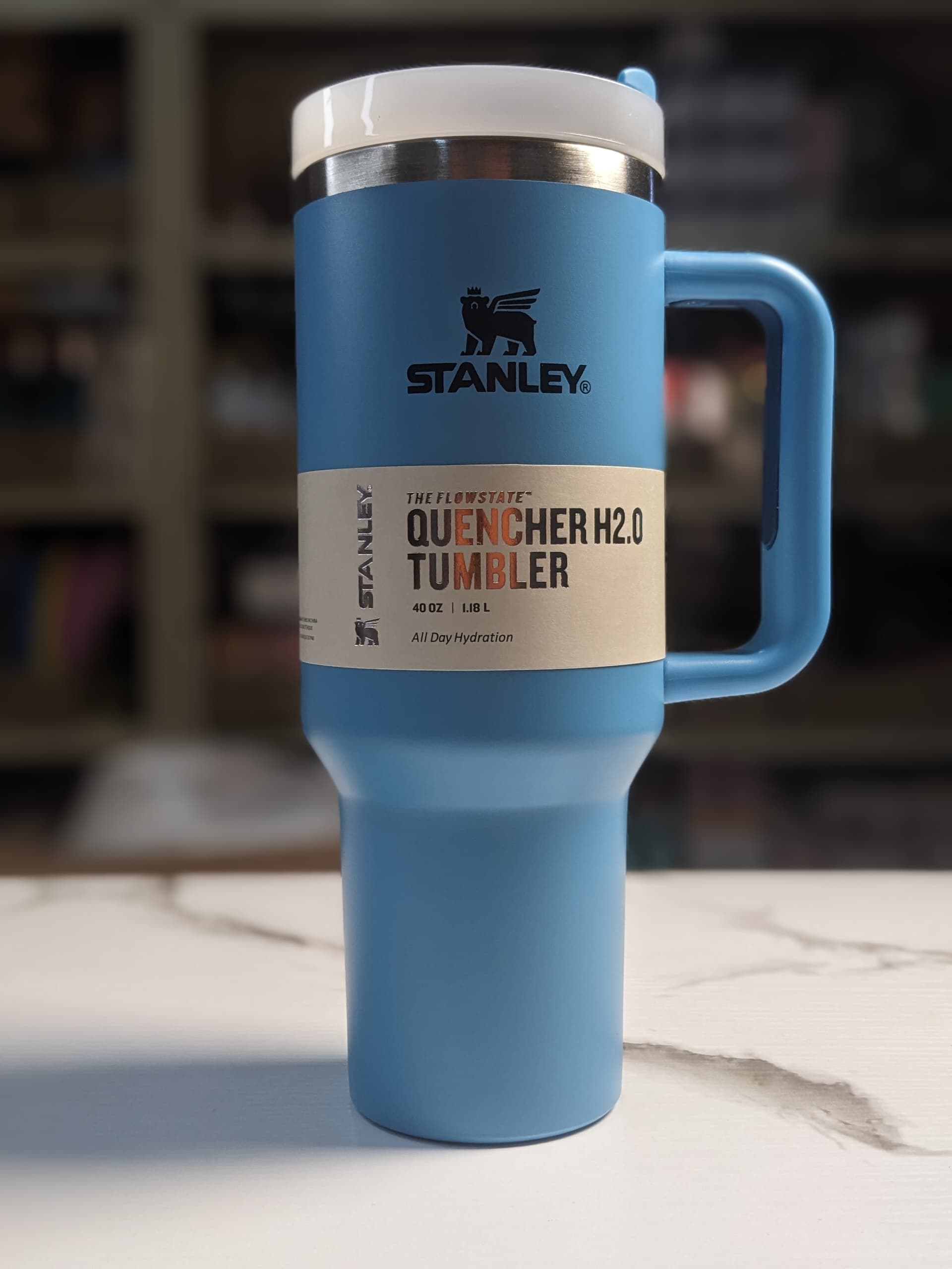 Sky blue ; Original Stanley Quencher H2.0 Flowstate thumblr Cup -