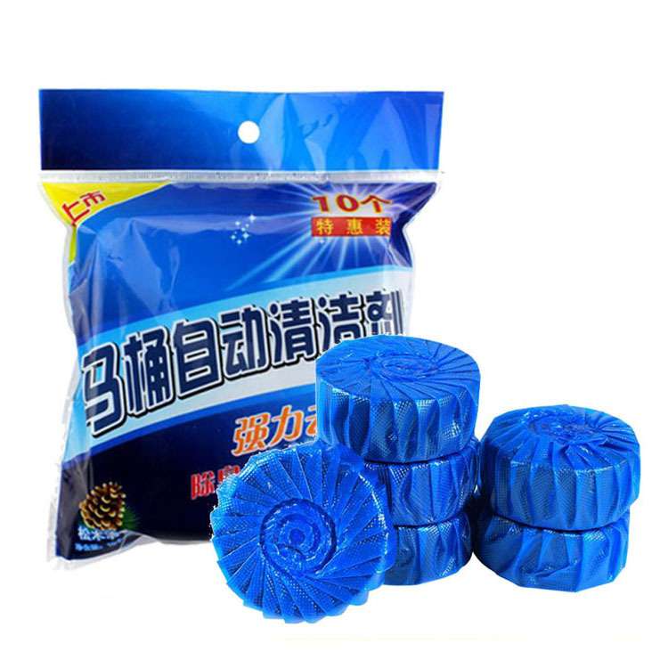10Pcs Toilet Bowl Tablets Cleaner for Descaling & Deodorizing, Efficient Cleaning Toilet andTank Cleaner