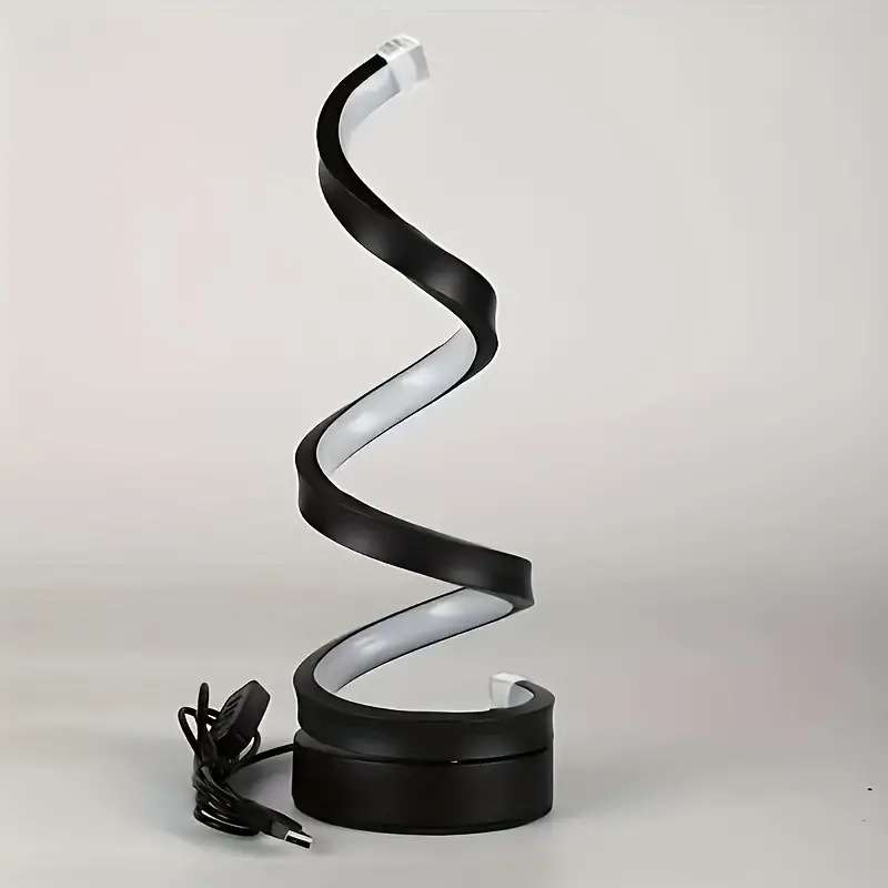 Modern Spiral Table Lamp - USB Three-color
Dimming
