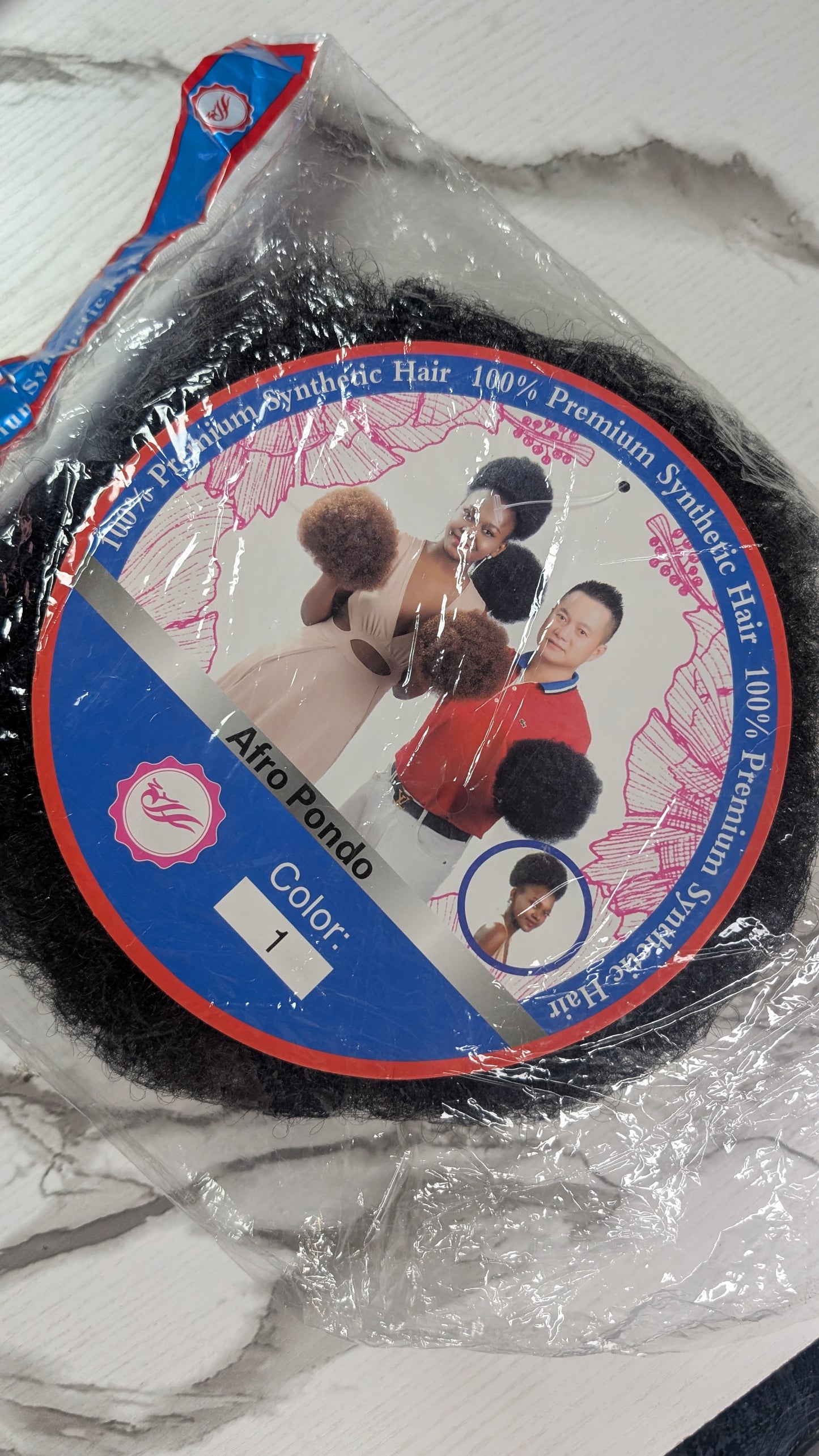 Afro bun (Great texture very full)
