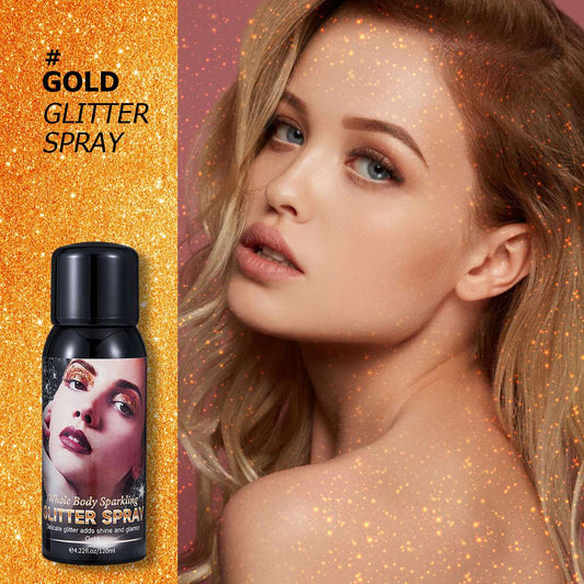 Gold Glitter Body oil spray 120ml