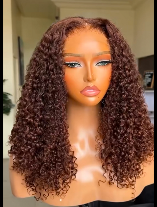 Choco Pixie 18inches 100% Human Hair 13 x4