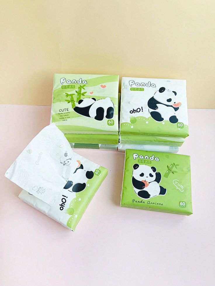 One pack Korean face Eco Bamboo tissue wipes