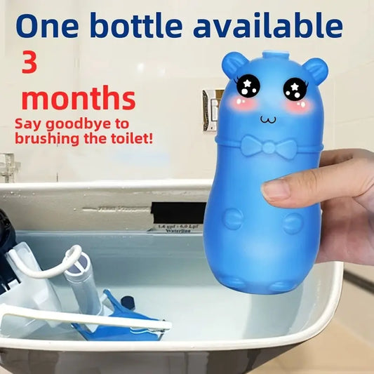 Automatic bear toilet bowl cleaner, I Deodorizer and Antibacterial FLUSHER