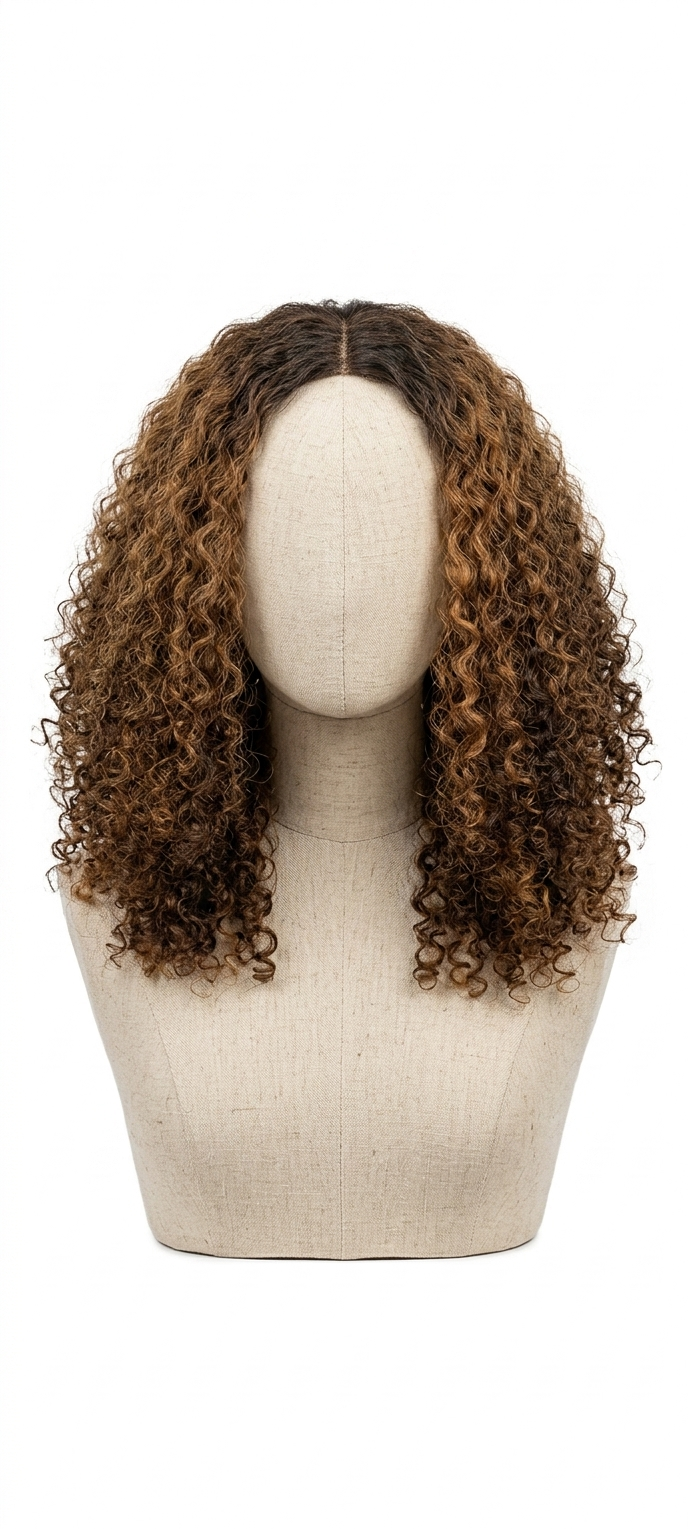 Ombre Pixie  Closure wig  Hair blend Code : 00246