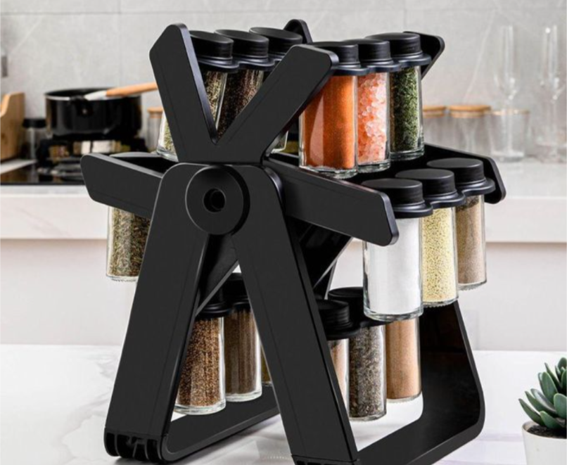 360° ROTATING ’18in1′ SPICE RACK