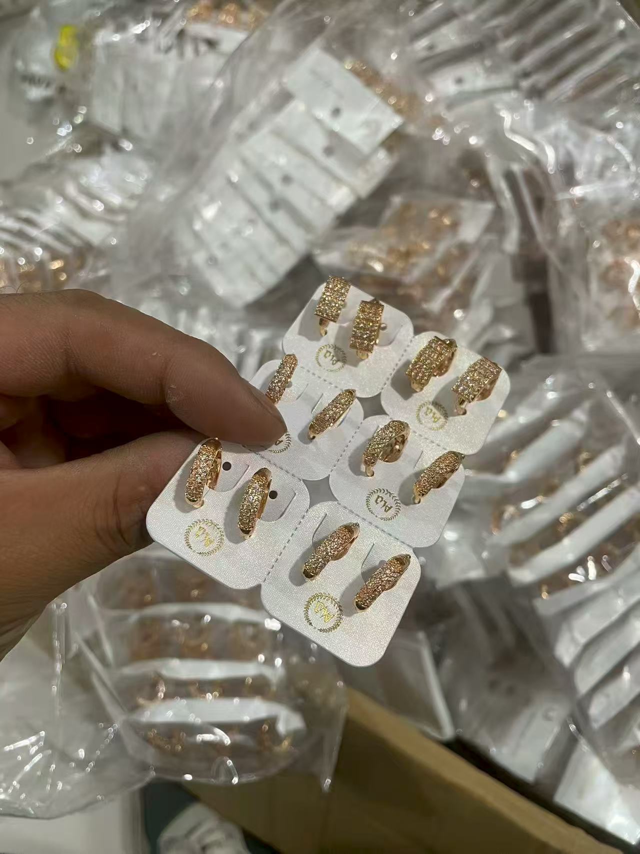 Pre-sale! | 100 packs Wholesale  Rose Gold 6 per Pack Non Tarnish Earring Collection ✨