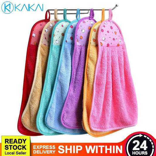 10PCS BIG SIZE WATER ABSORBENT WALL HANGING KITCHEN TOWEL/NAPKIN