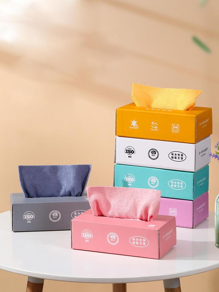 20pcs  Reuseable Micro fiber kitchen towel in a box