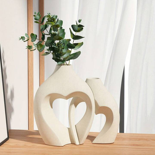 Zormon White 2 in 1 vase