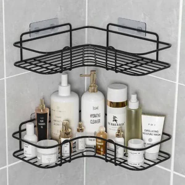 Metal Corner Bathroom Shelf