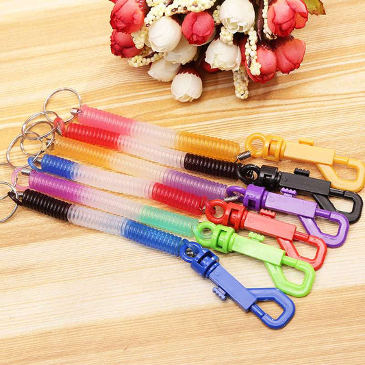 Jelly springe lanyard belt buckle key holder
