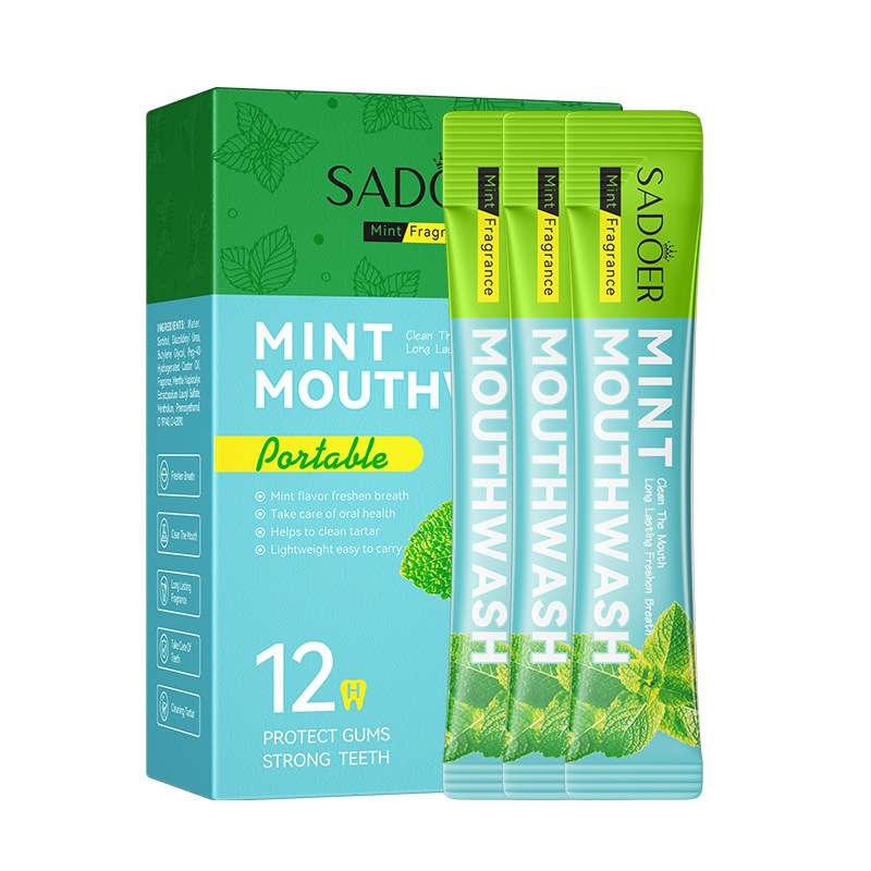 (Mints) 1pcs mint mouth wash fresh breath clean mouth residual removal