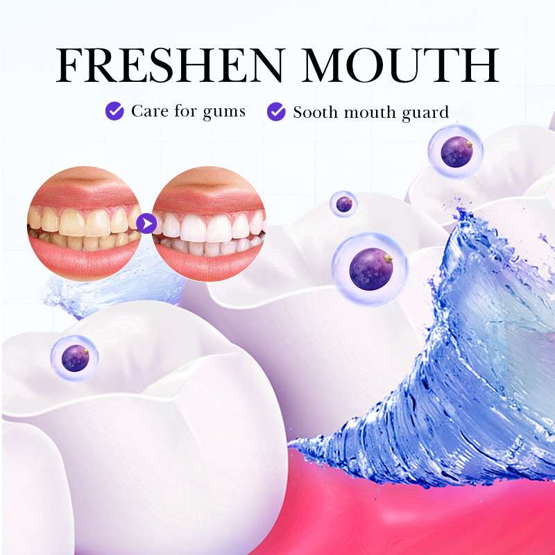 Grape Teeth whitening baking soda mouth wash