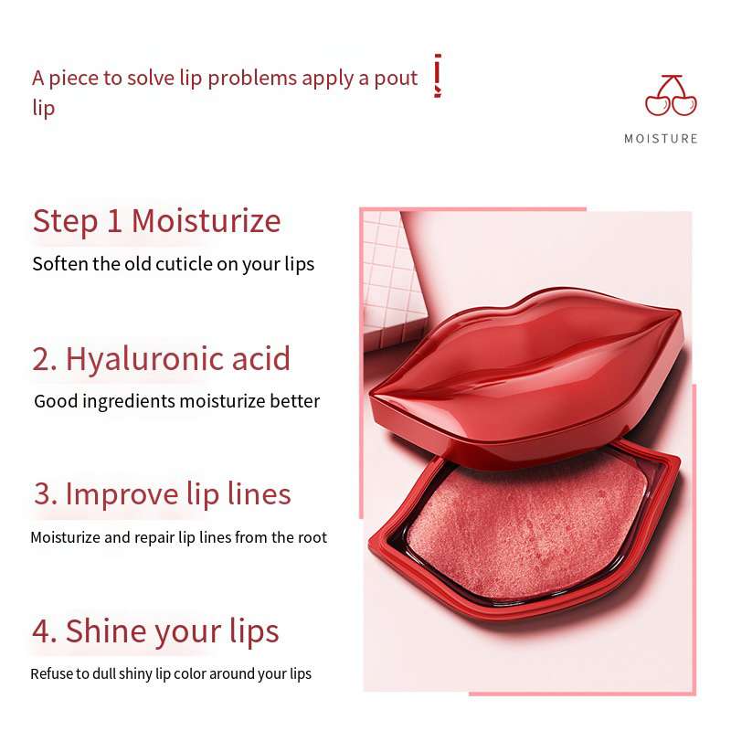 Cherry collagen moisturizing lip mask 20 pieces