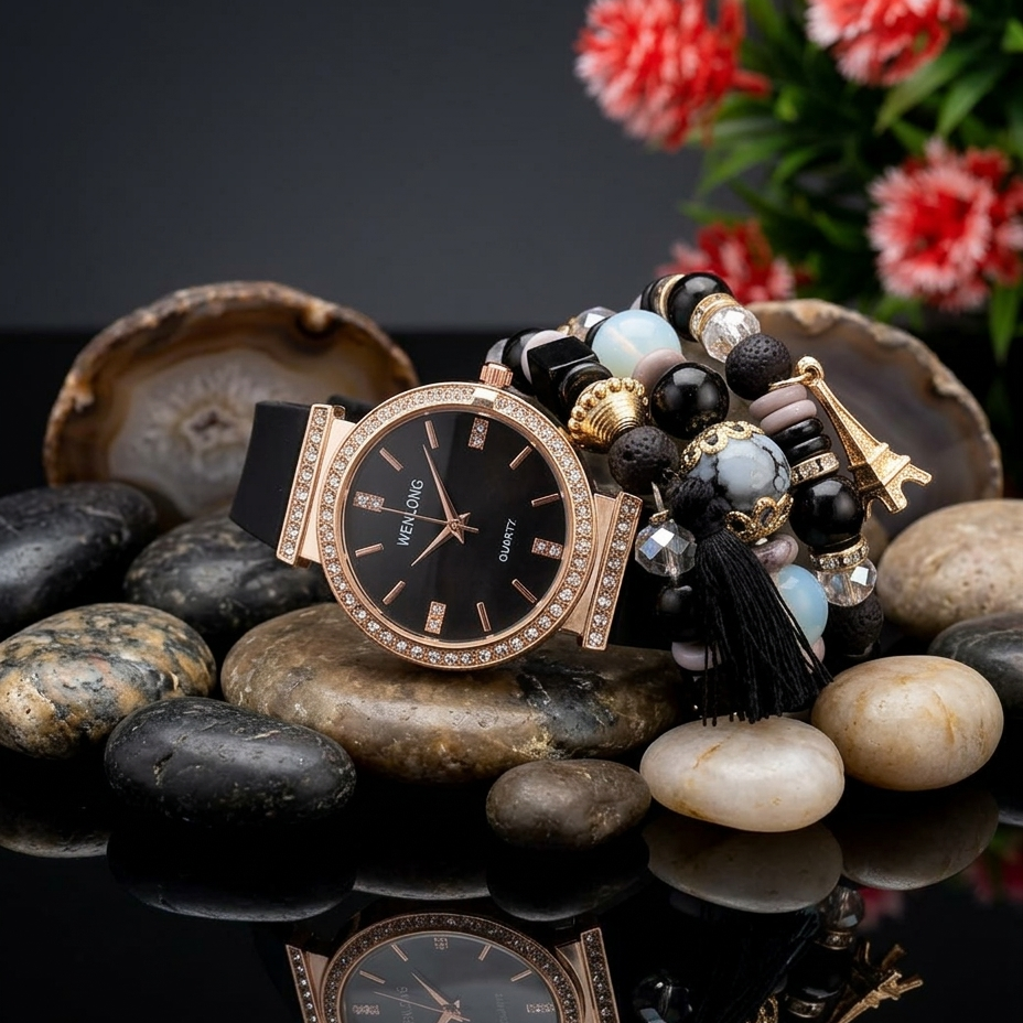 Wen long Forcast Stylish ladies Wristwatches and Bracelet