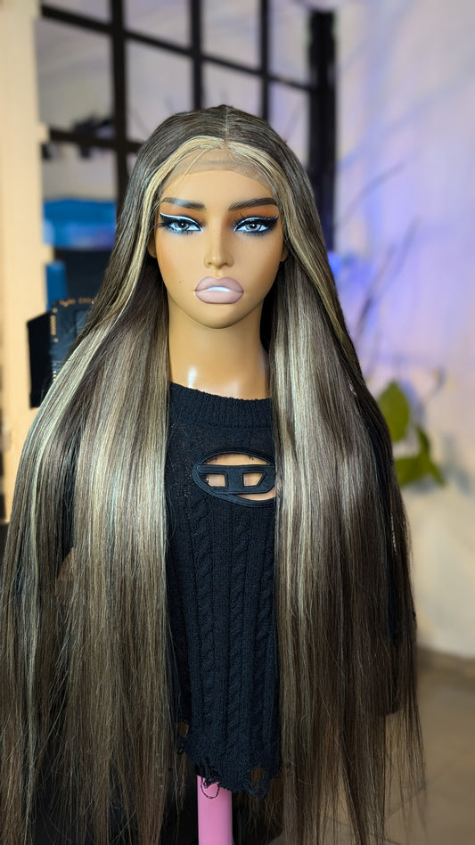 PiBi 36 inches Silk Premium Fiber wig
