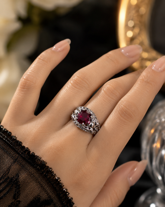 Wolf Blood Majesty Ring Size 7
