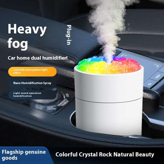 H20  Colorful Night Light Humidifier - white