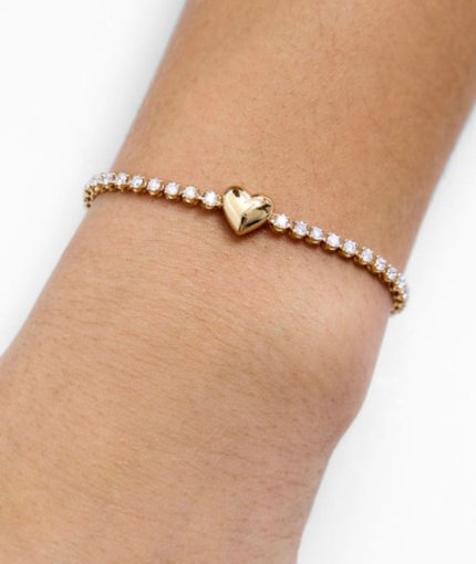 heart Bracelet non Tarnish jewelry