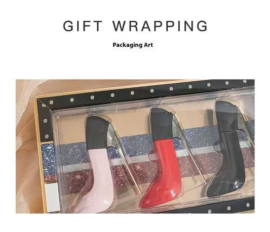 3 in 1  high heels perfume suit floral perfumes