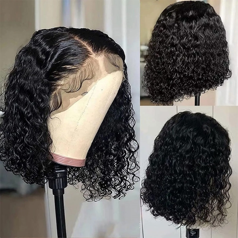 13*4 Deep wave wig 100% Human hair