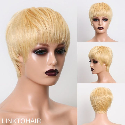 Goddess Skill Cap 100 % human hair - Golden blonde