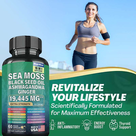 SEA Moss All in one dietary Supplement 60capsules/bottle