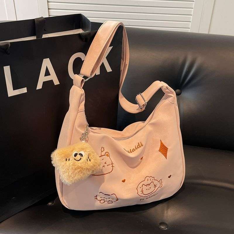 Pink  High quality tote bag,  large capacity