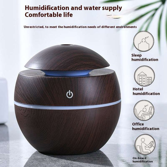 Mushroom Wood Grain Humidifier