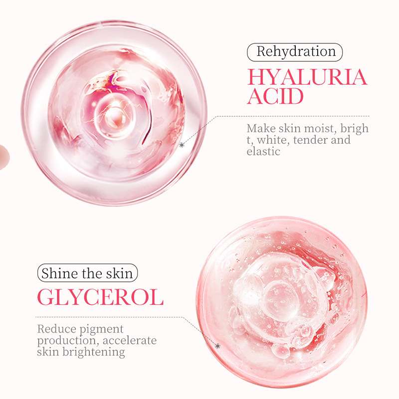 BIOAOUA Rose Hyaluronic Acid Moisturizing Mask for Dry skin and wrinkles