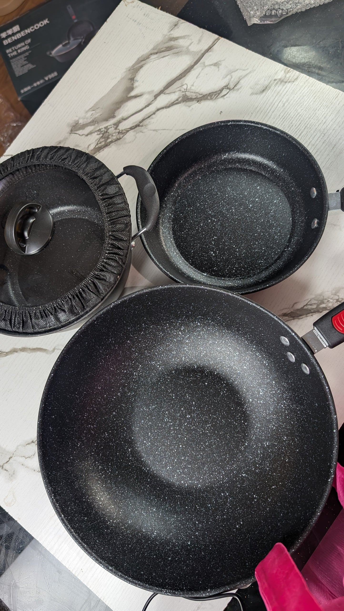 Benben Maifanite wok + pot + frying pan Mid Grade pot - Preorder
