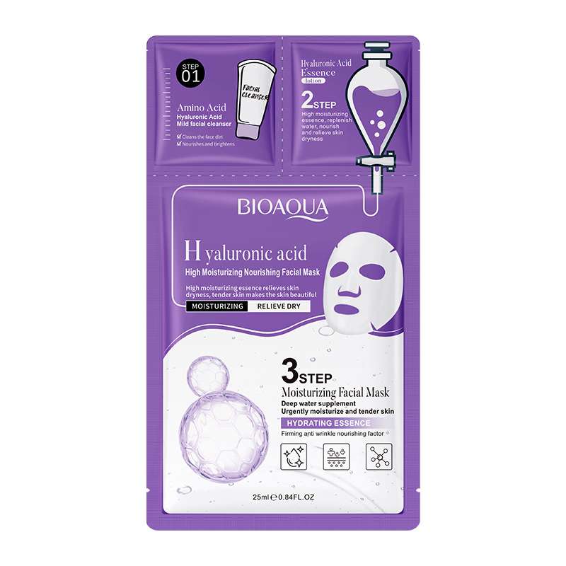 Hyaluronic acid Japanese Tri-Step Face Mask