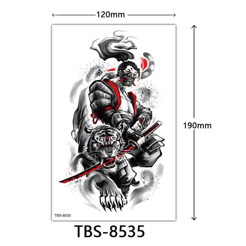 TBS-8535 Dimensions: 120*190mm; Waterproof Temporary tattoo