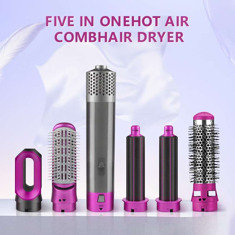 Five-in-one curling rod curling