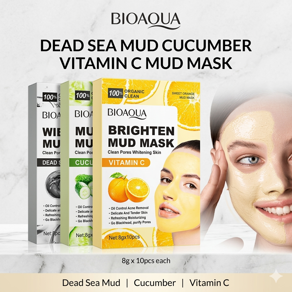 Vitamin C Whitening & and pore minimizing mud mask 8g