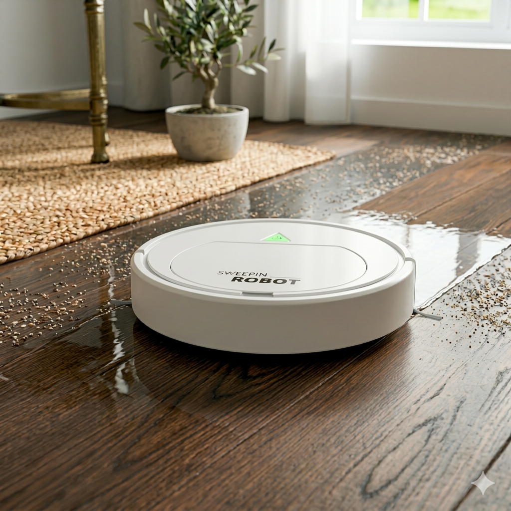 SMART RECHARGEABLE 3-IN-1 SWEEPING ROBOT VACUUM CLEANER
