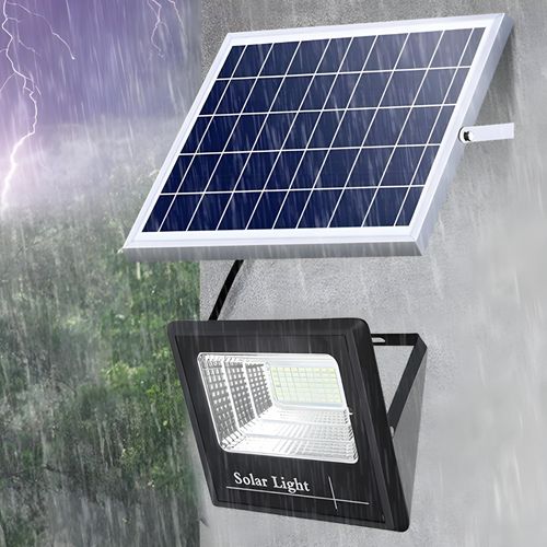 WATERPROOF ULTRA-BRIGHT SOLAR FLOOD LIGHT WITH REMOTE CONTROL (500W)