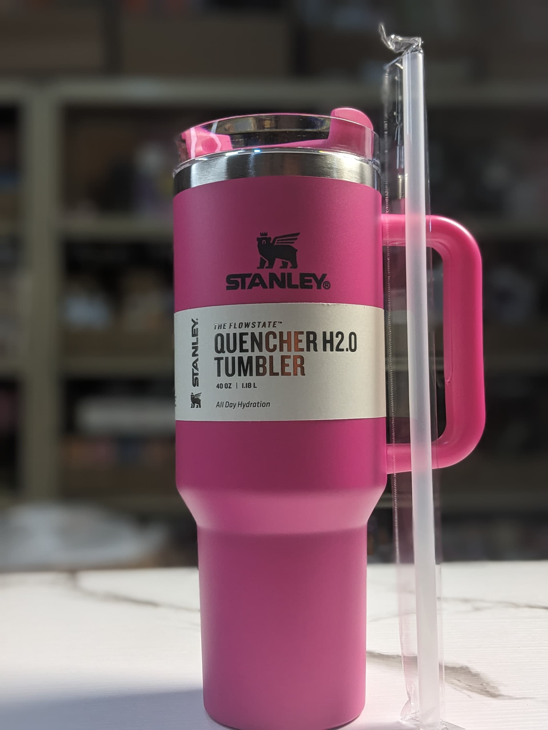 CameLLia red Original Stanley Quencher H2.0 Flowstate thumblr Cup -