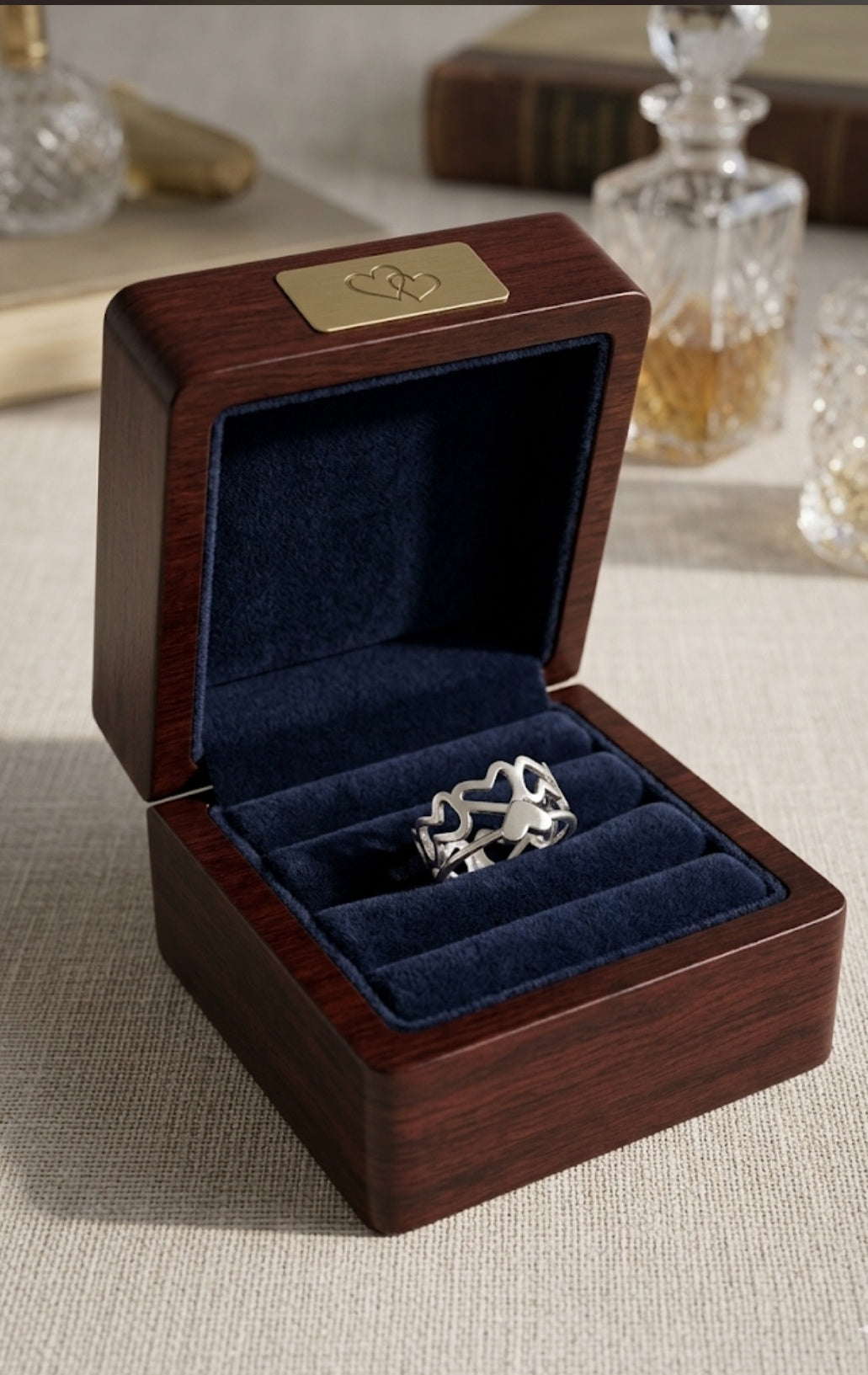 Unity Heart Knuckle Ring Non Tarnish