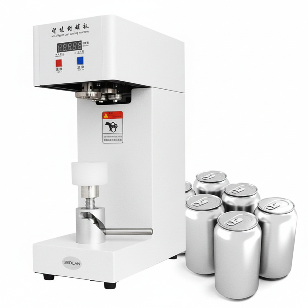 White Semi - Automatic sealing machine can capping machine  sealing
