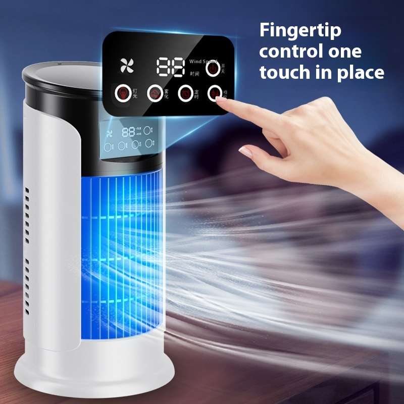 Mini AC   Desktop Office Humidification usb Multifunctional Timing Fan