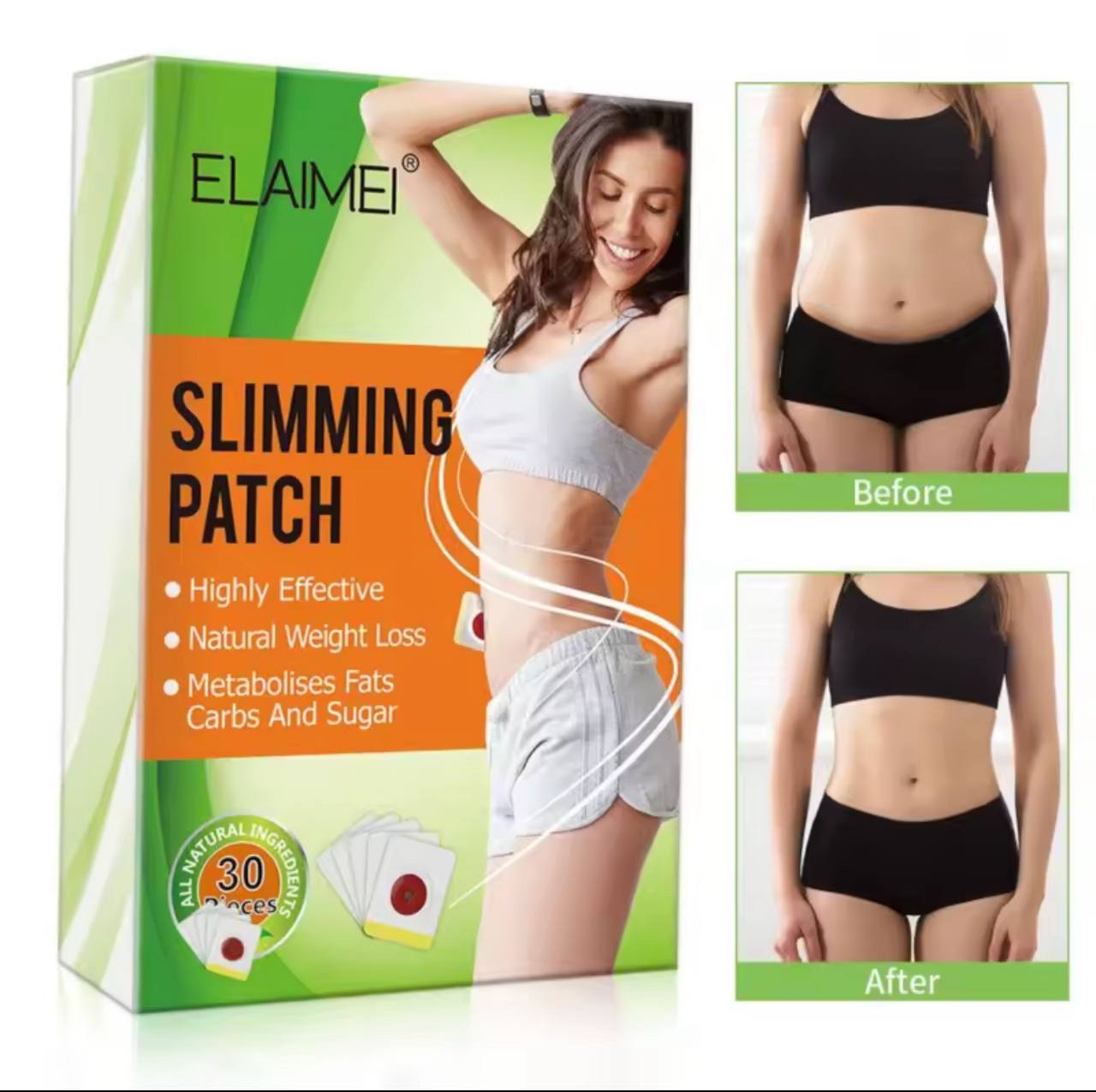 Elamei Slimming Patch Metabolism improver (30 PATCHES)